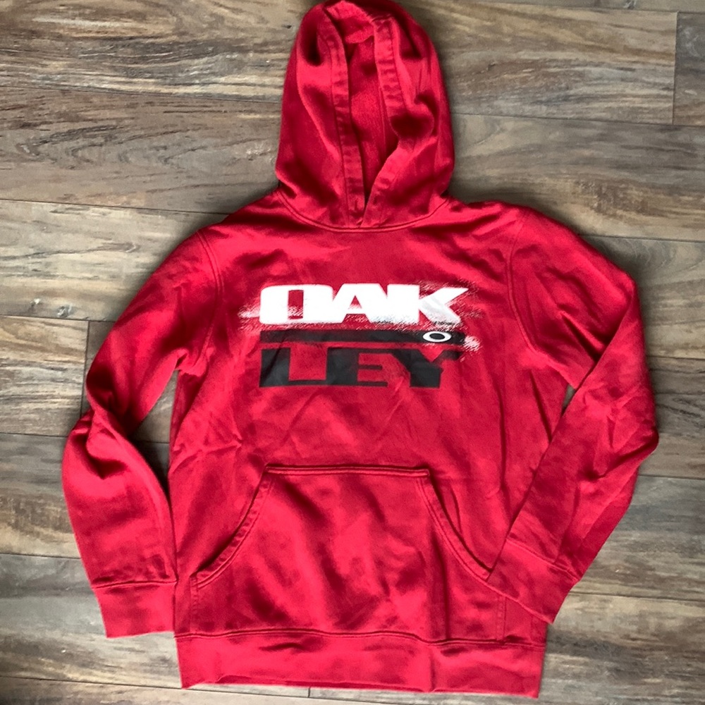 ☀️Host Pick☀️Red Oakley Hoodie M